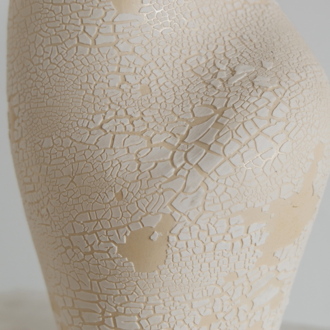 White Crackle Mother & Child