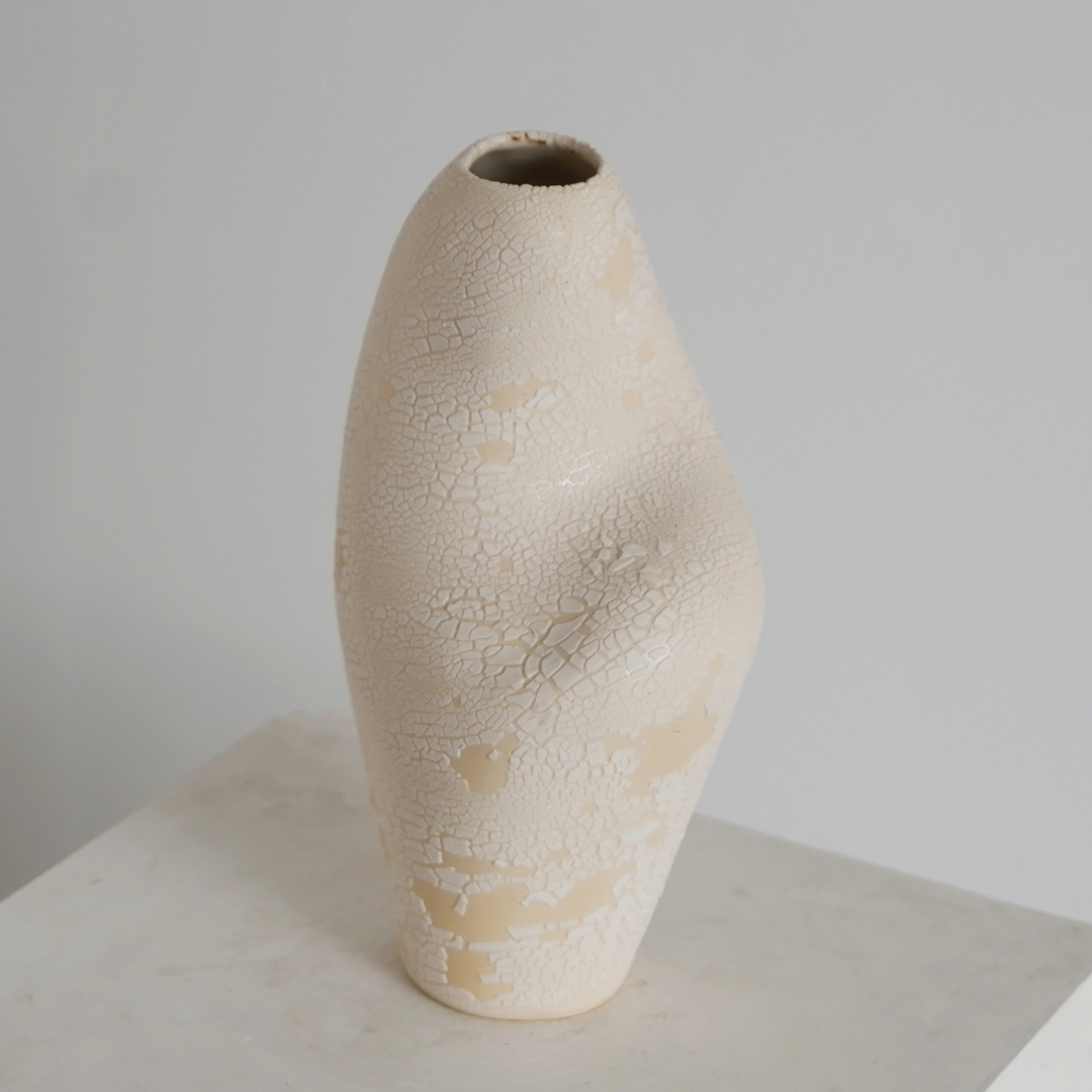 White Crackle Mother & Child