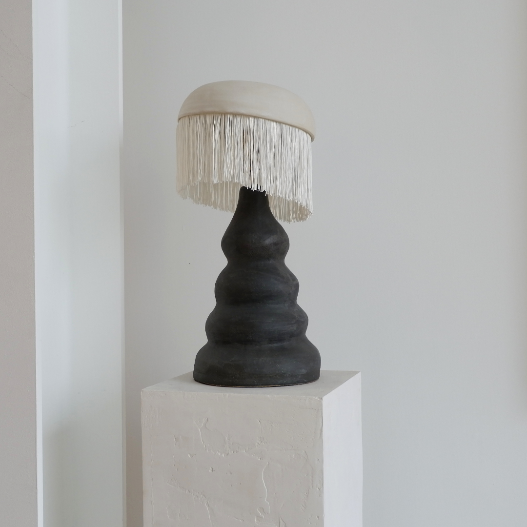 Black Ceramic Lamp