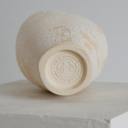 White Crackle Mother & Child