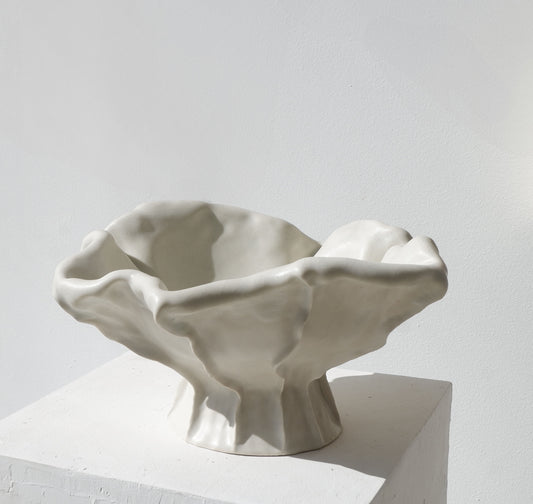 Cream Ceramic Cloud Bowl