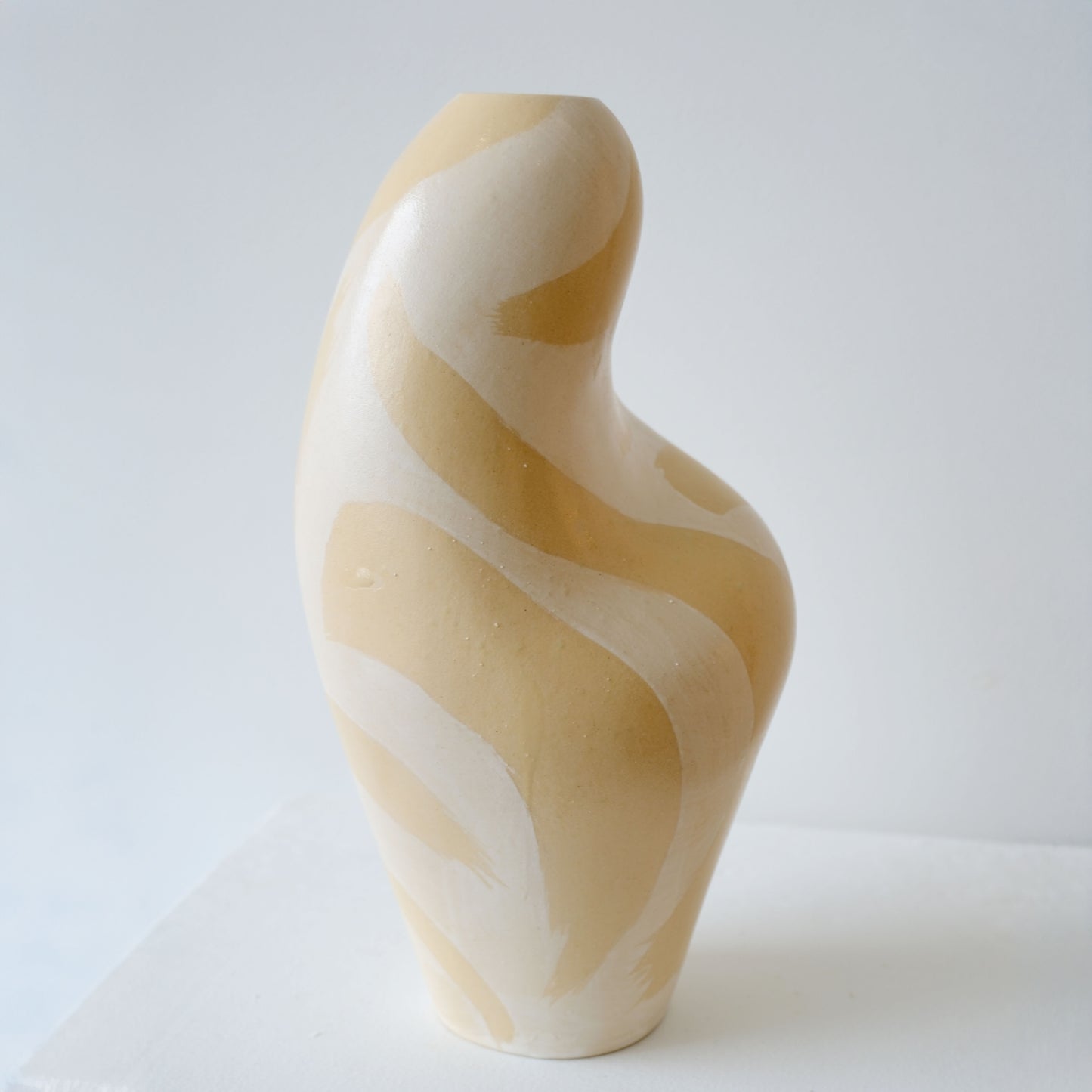 Beige Brush Stroke  Mother & Child