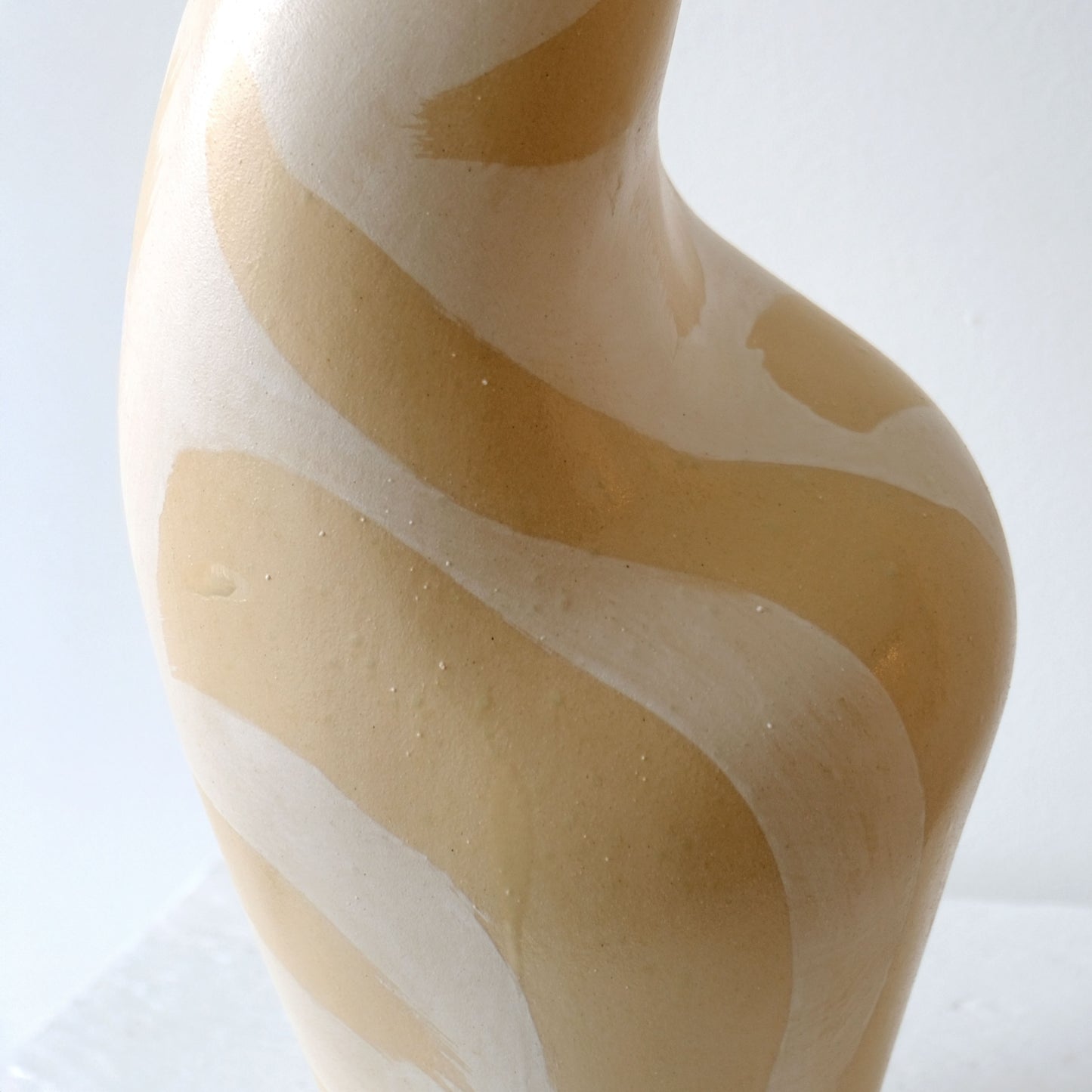 Beige Brush Stroke  Mother & Child