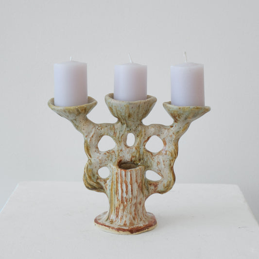 Triple Candelabra Sculpture