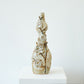 Tall Fossilized Orchid Vase