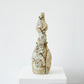 Tall Fossilized Orchid Vase