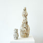 Tall Fossilized Orchid Vase