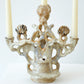 Coral Sandcastle Candelabra