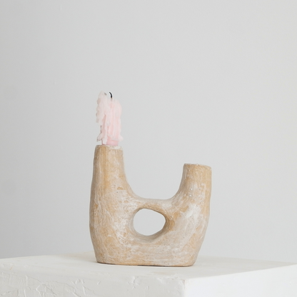 Candle Holder Alabaster Gloss II