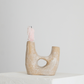 Candle Holder Alabaster Gloss II