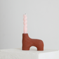 Candle Holder Matte Terracotta