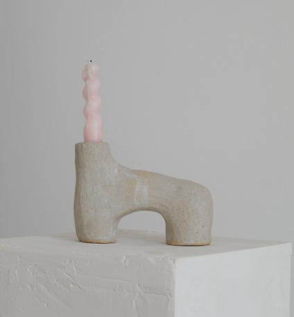 Candle Holder Matte White